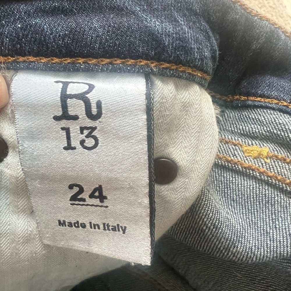 R13 Alison Crop Jeans. Like new! - Picture 6 of 7